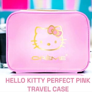 HELLO KITTY PERFECT PINK TRAVEL CASE
